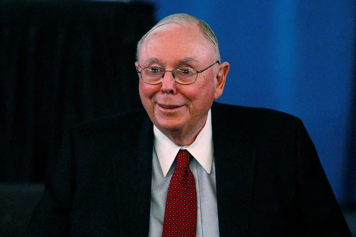 Charlie Munger (above) was the alter ego, sidekick and foil to Warren Buffett for almost 60 years as they transformed Berkshire Hathaway into an empire.