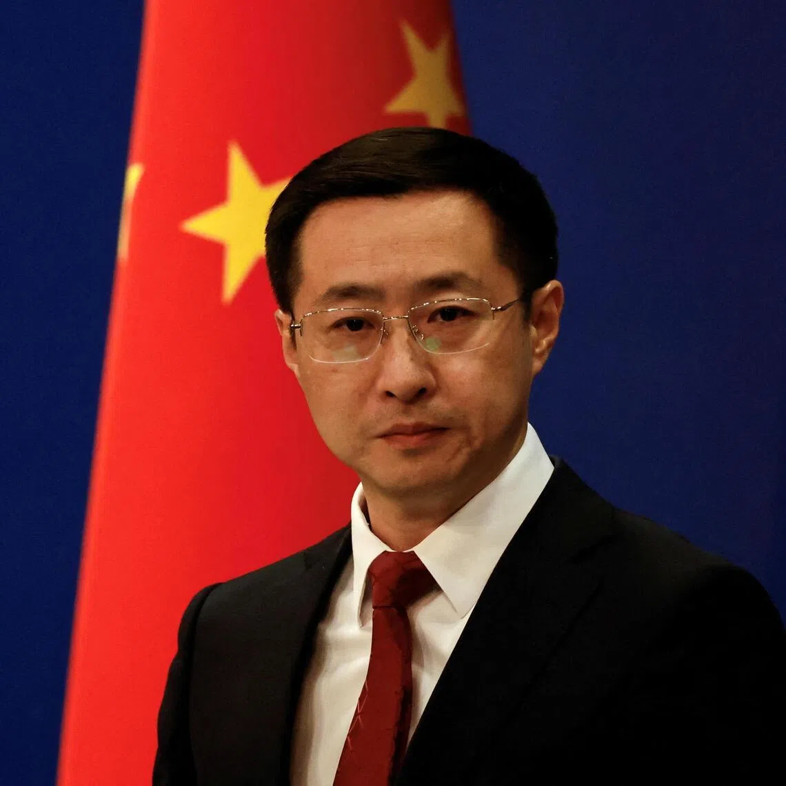 Chinese Foreign Ministry spokesman Lin Jian urged G-7 leaders to cease “imposing rules of small cliques” that undermine the international economic and trade order.