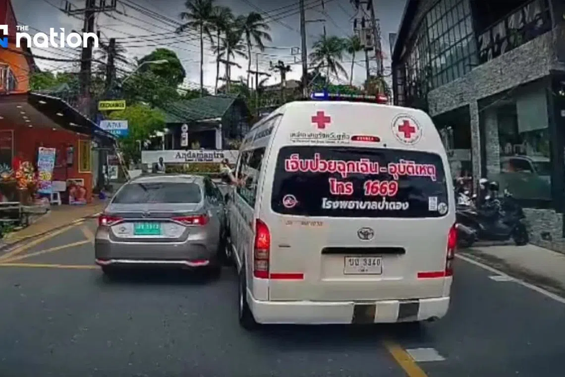 A patient died before reaching medical care after the ambulance he was in was delayed. 