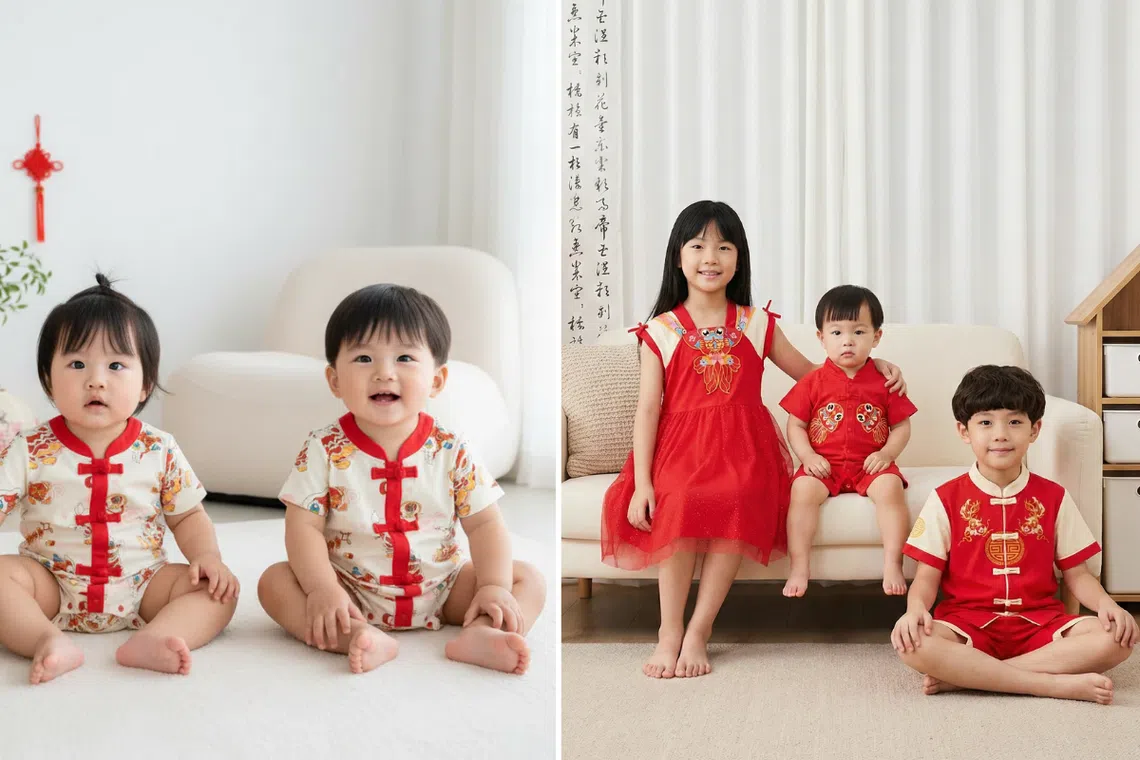 Best places to buy CNY matching family outfits: Little Kooma