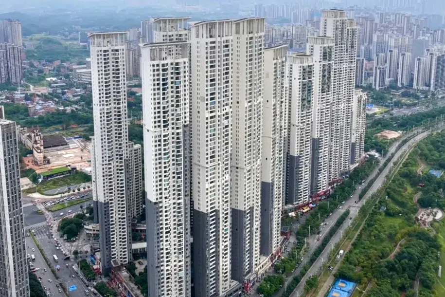 The condo complex where Singaporean public servant Alice (not her real name) stayed at during her trip to Nanning, China, in March.