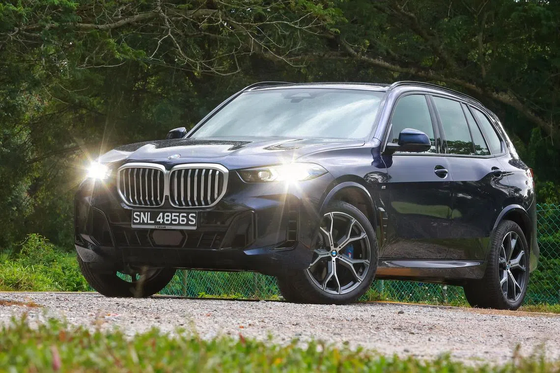 Outdoor shoot for the facelifted BMW X5 xDrive40i on Sept 19, 2023.