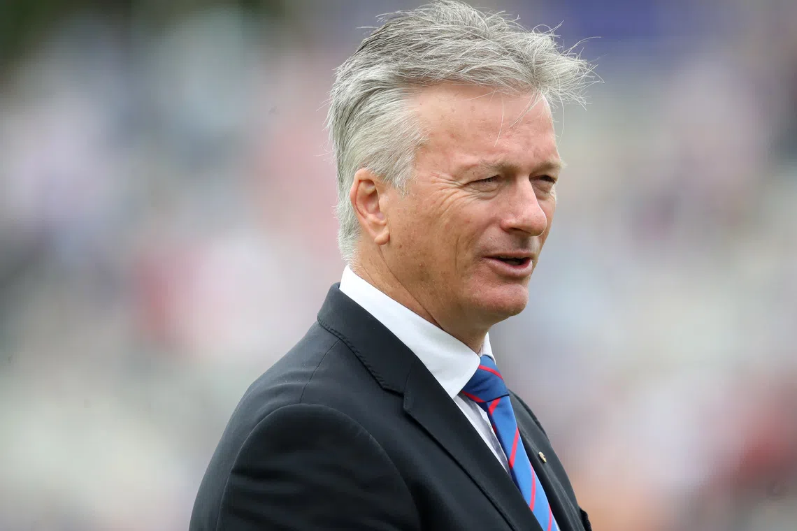 Cricket - ICC Cricket World Cup Final - New Zealand v England - Lord's, London, Britain - July 14, 2019   Former Australian cricket captain Steve Waugh before the match    Action Images via Reuters/Peter Cziborra