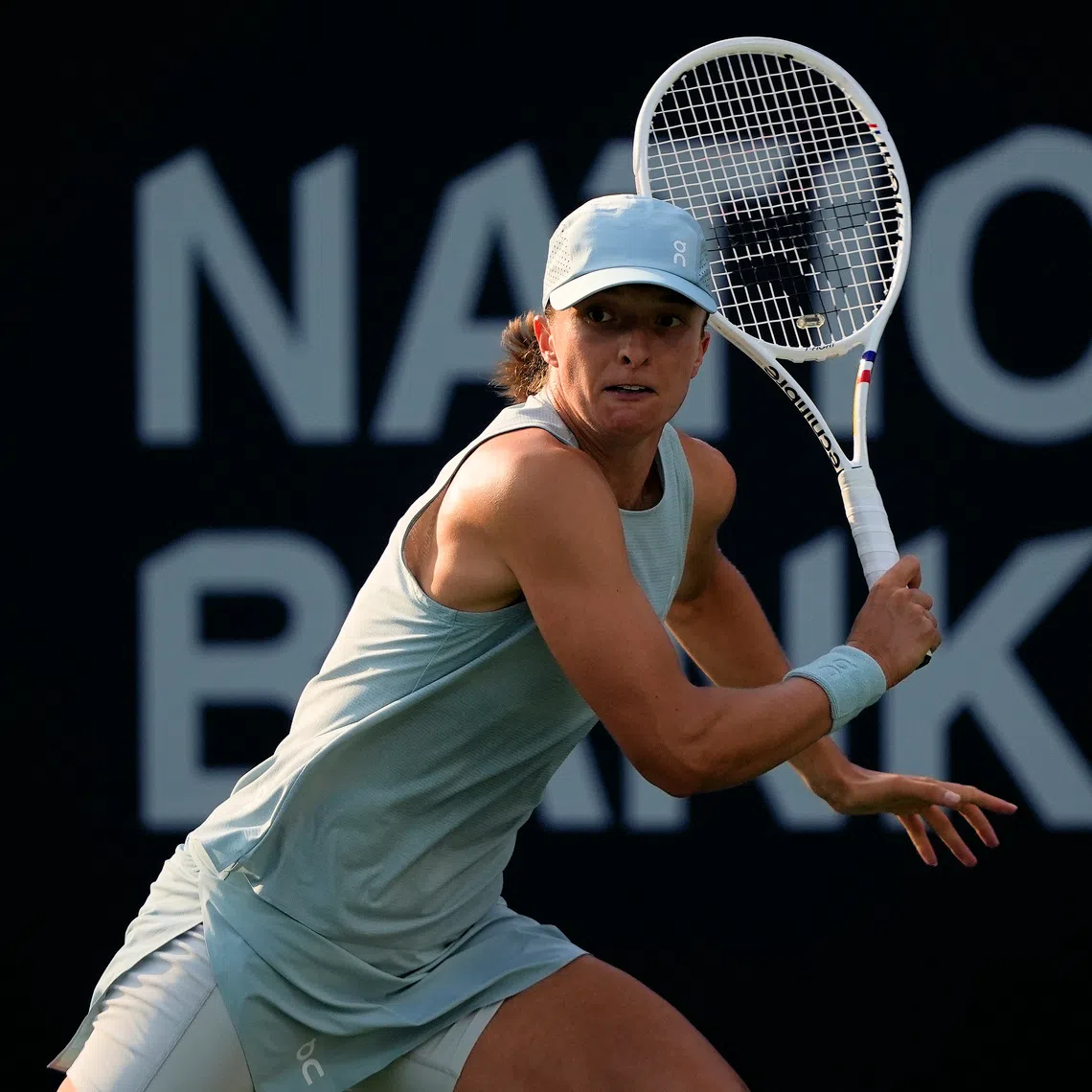 Iga Swiatek is bidding for her first major title of the year at the US Open.