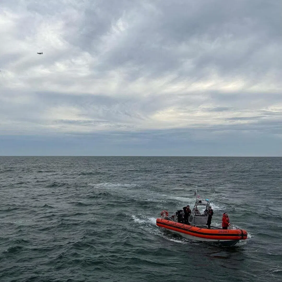 The US Coast Guard searching for people on Oct 3 after it found debris from a medical transport aircraft off the shore of Massachusetts’ Nantucket island.