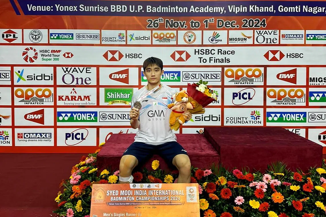 Singapore shuttler Jason Teh falls in yet another final, his seventh career silver.