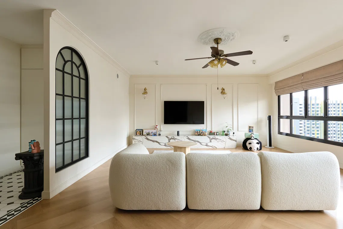 This millennial home was inspired by the ornate detailing of apartments in Paris.