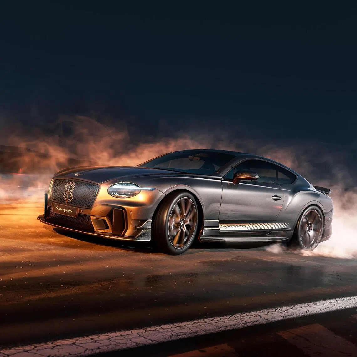 ntfast21 - The Bentley Continental Supersports is a rear-wheel drive, sub-two-tonne limited edition of the brand's two-door coupe.
Credit: BENTLEY