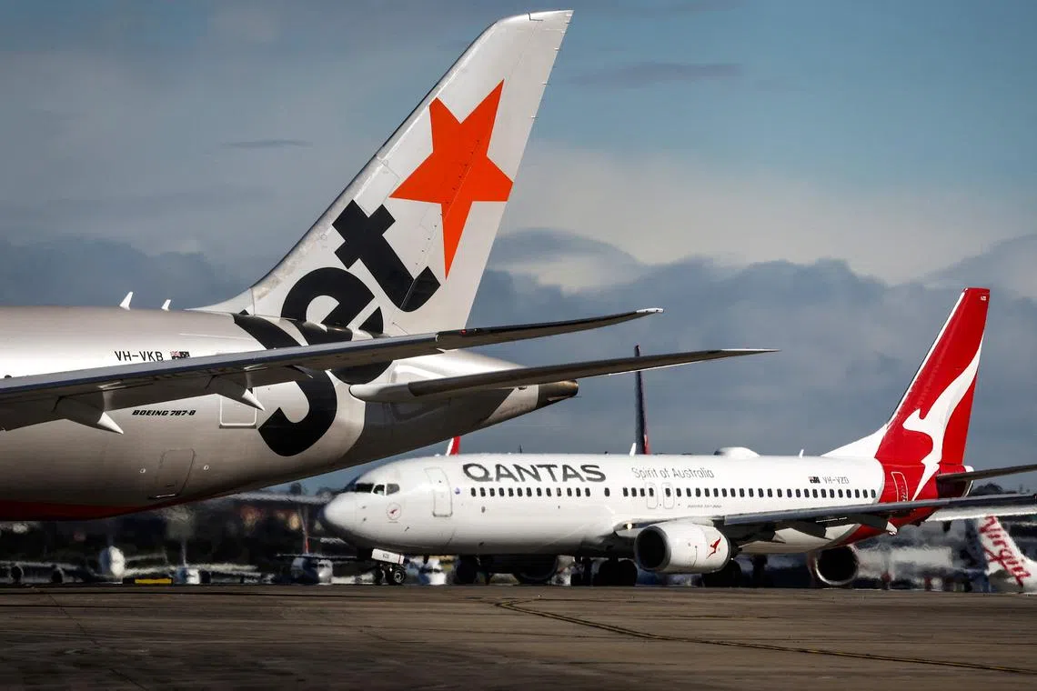 Qantas' budget arm Jetstar saw a 55 per cent surge in earnings while its international operations reported 20 per cent growth.