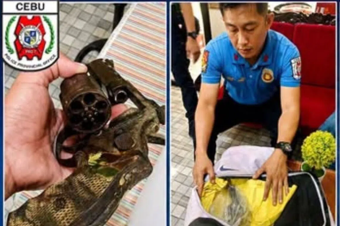 The police recovered a .357 Smith & Wesson Magnum revolver without ammunition, which was secured for documentation and disposition.