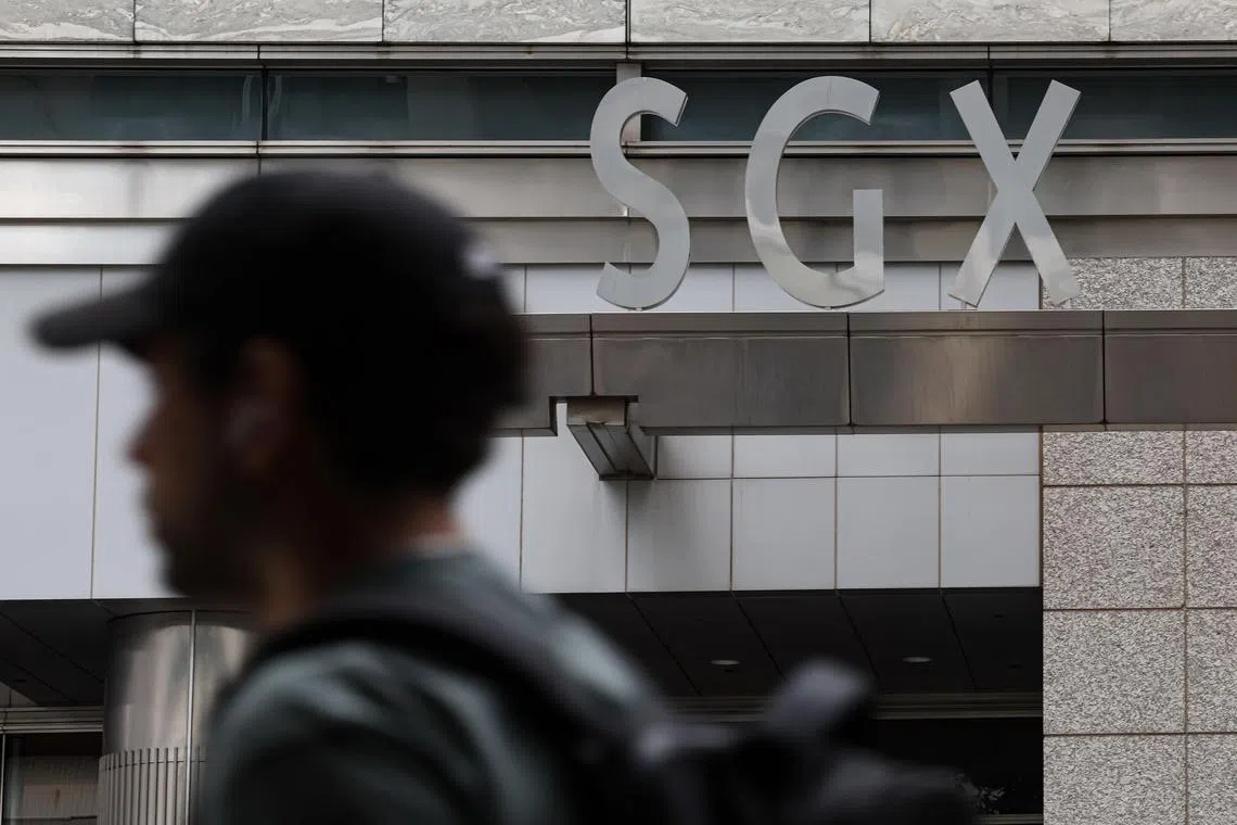 Generic photo of SGX. For stories related to derivatives, liquidity and stock trading.