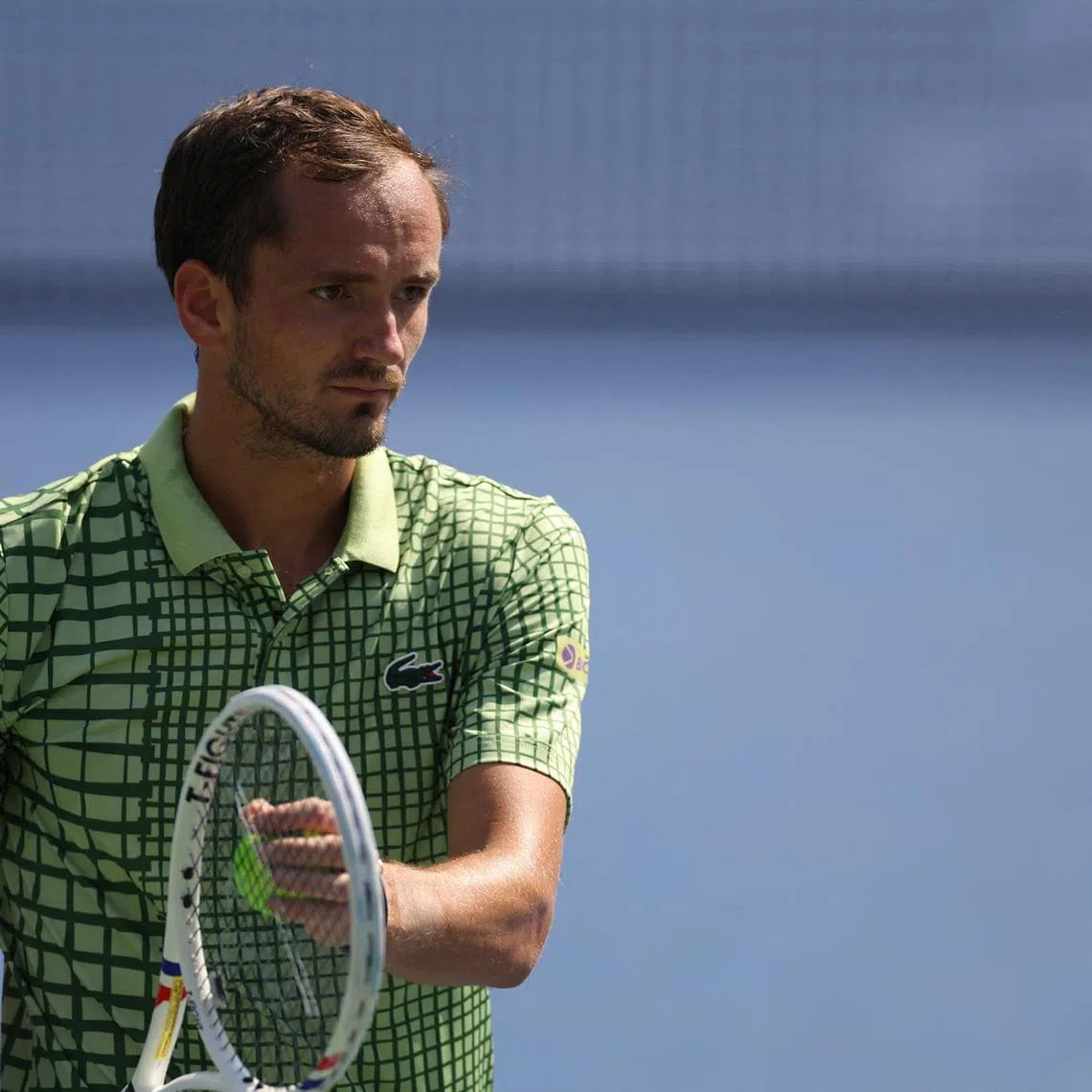 Tennis - ATP 500 - Dubai Championships - Dubai Tennis Stadium, Dubai, United Arab Emirates - February 24, 2026 Russia's Daniil Medvedev during his round of 32 match against China's Shang Juncheng REUTERS/Amr Alfiky