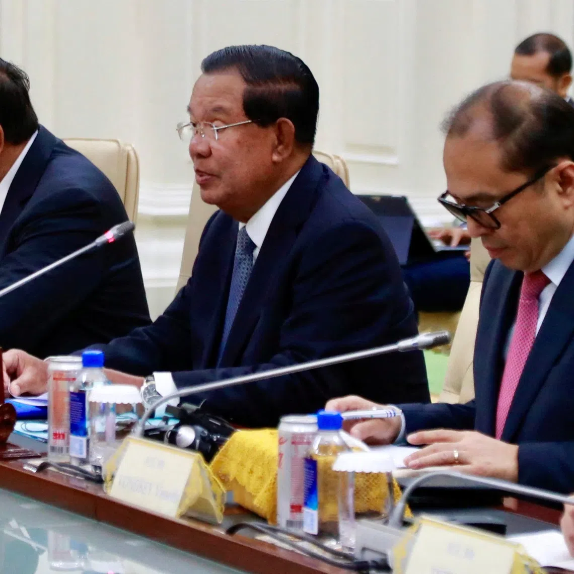 Mr Hun Sen lambasted a video he said showed a “Thai national (who) displayed my photo to shoot at in order to win prizes”.