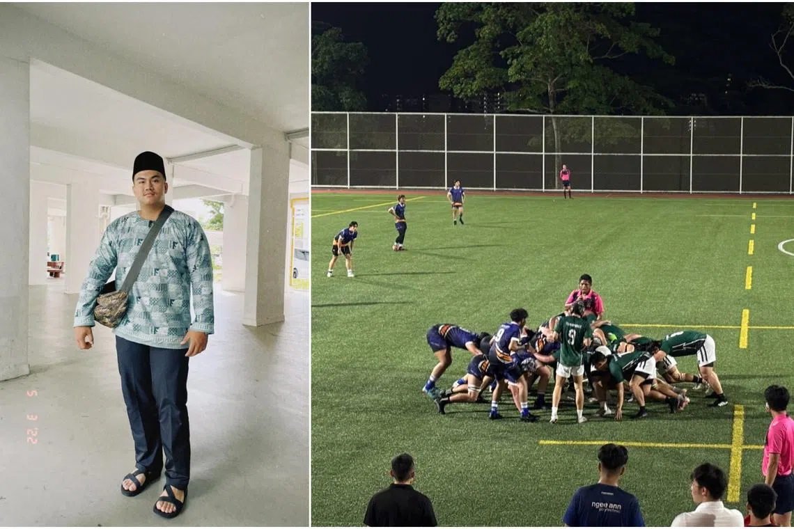Mr Muhammad Razif Harun's death came as a shock to his rugby teammates from Republic Poly, who learnt of the incident on the morning of their game. 