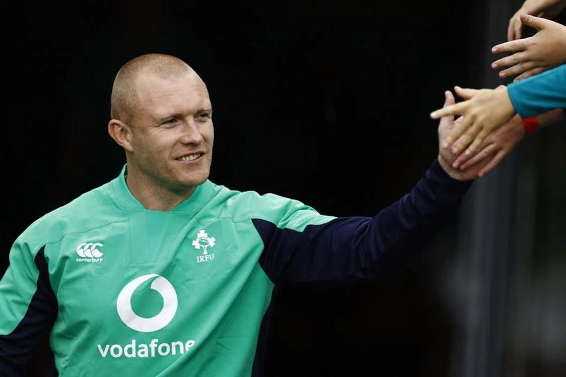 Rugby Union - Ireland Captain's Run - Aviva Stadium, Dublin, Republic of Ireland - August 18, 2023 Ireland's Keith Earls during the captain's run REUTERS/Clodagh Kilcoyne/File Photo
