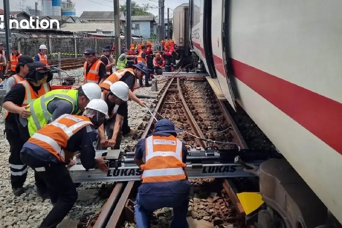 Bangkok’s Airport Rail Link derailment disrupts services