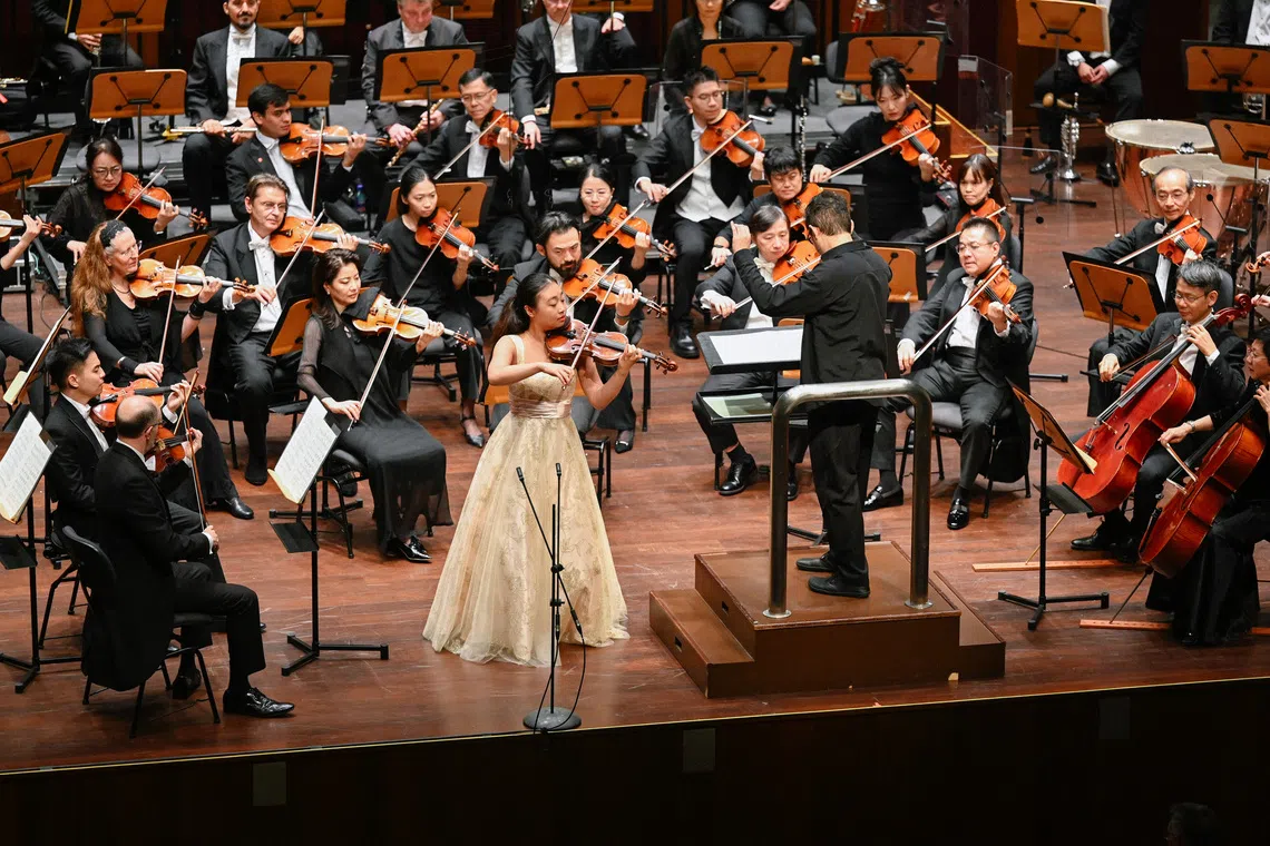 Kaelyn Soh drew a standing ovation for her performance.