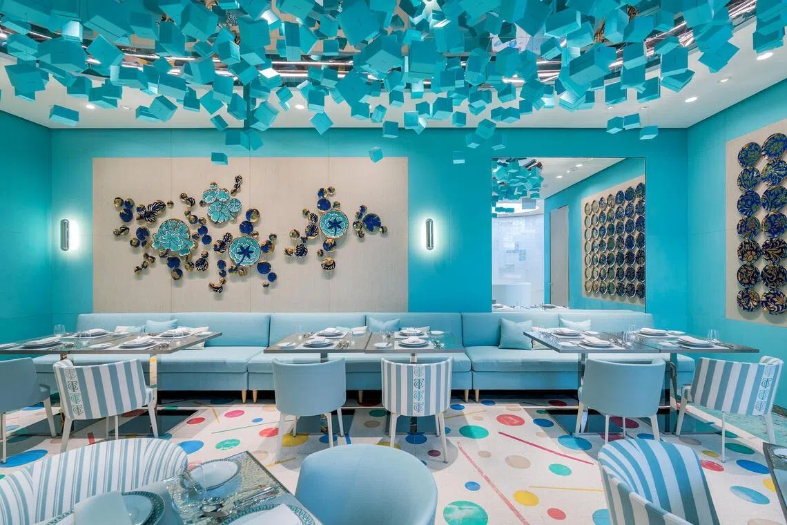 Blue Box Cafe at Ion Orchard Singapore.