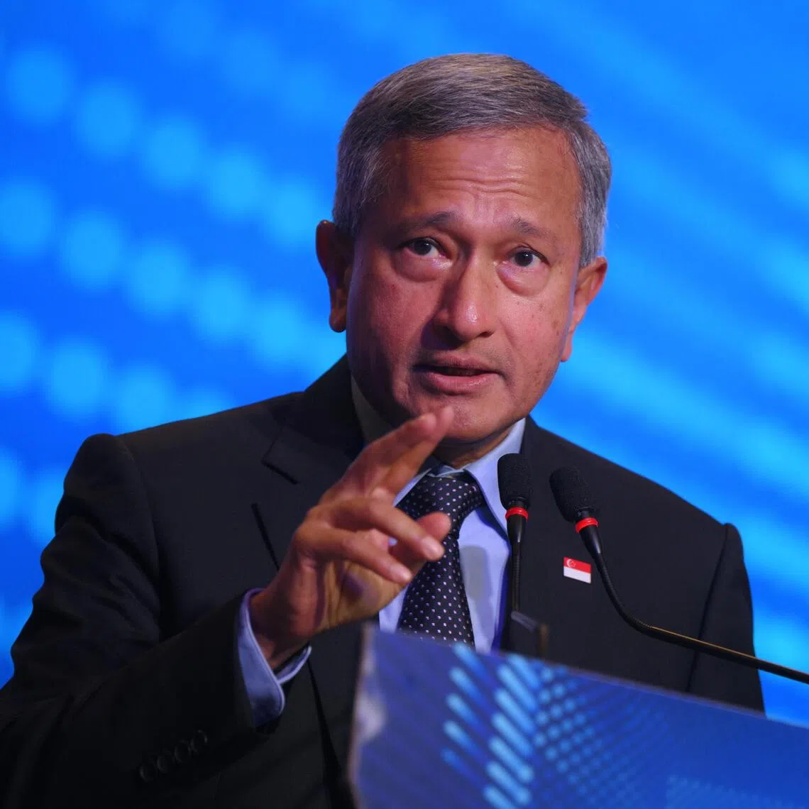 Foreign Affairs Minister Vivian Balakrishnan also highlighted the increasing role of AI and tech companies in conflicts and global diplomacy.