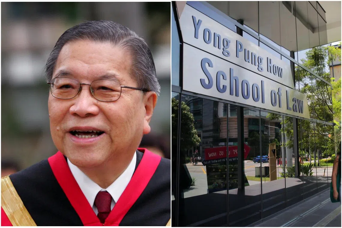 The SMU School of Law was renamed in 2021 after former chief justice Yong Pung How, who died in January 2020.