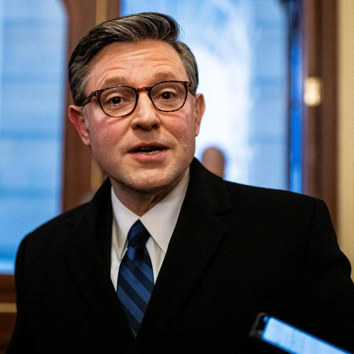 US House Speaker Mike Johnson, a Republican from Louisiana, said he believes he has the Republican votes to end a partial government shutdown within days. 