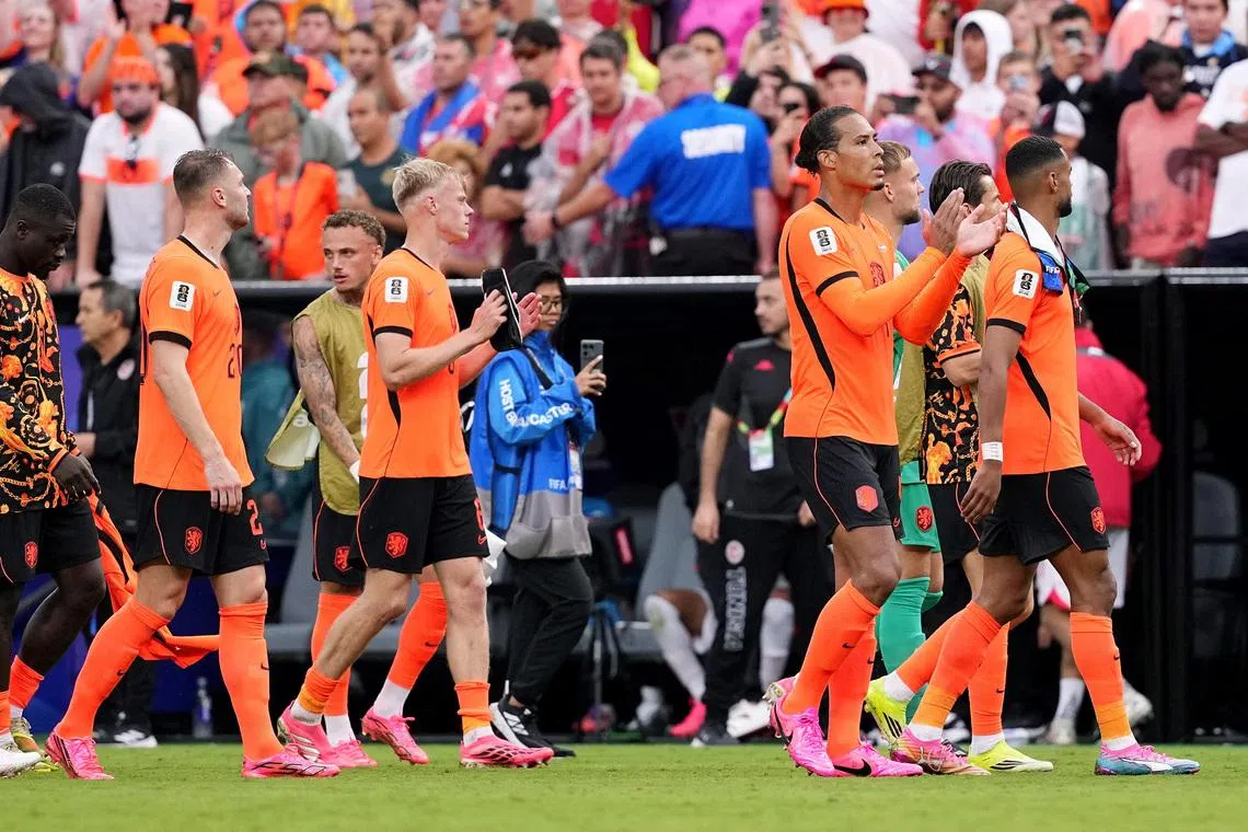 The Netherlands will face Morocco, the second-place team in Group C, in Monterrey, Mexico, on June 29 in the round of 32.