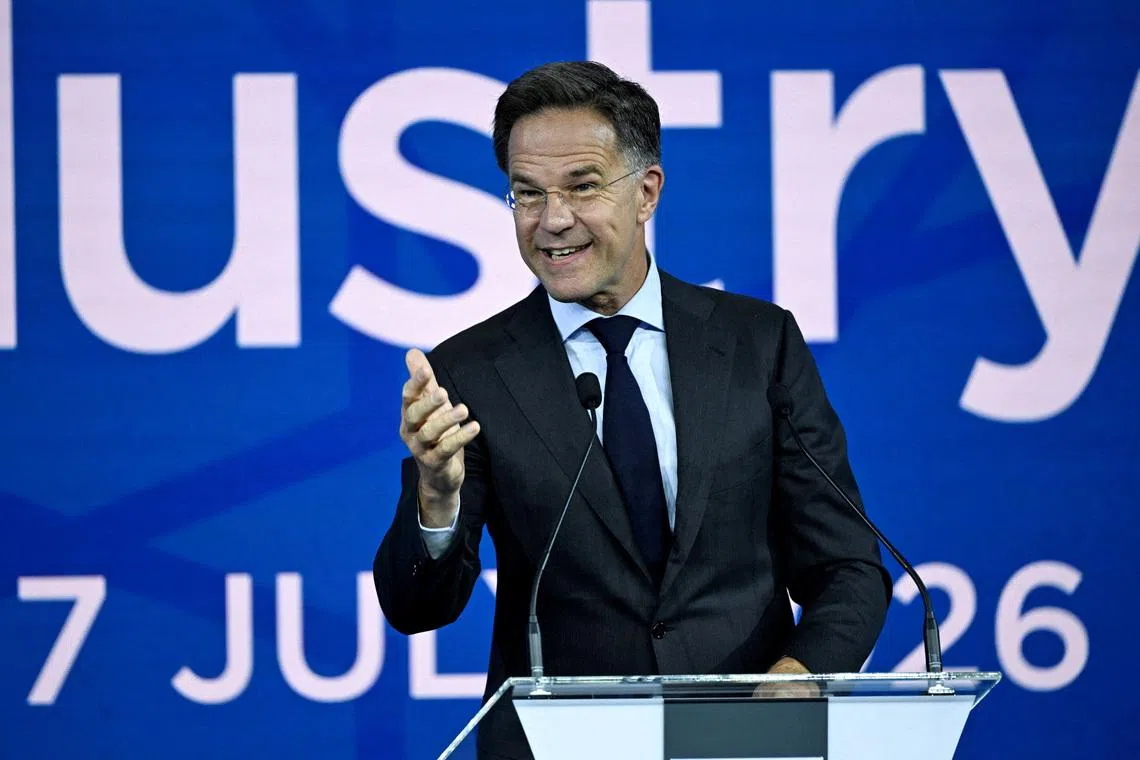 NATO's Rutte says allies to buy up to five Triton surveillance drones