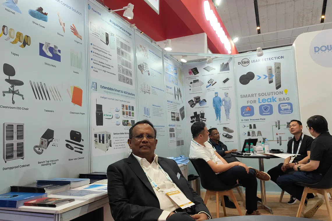 Sabu Mohamed Ayub was among the many Singaporean participants at the recently held SEMICON India 2026 in New Delhi.