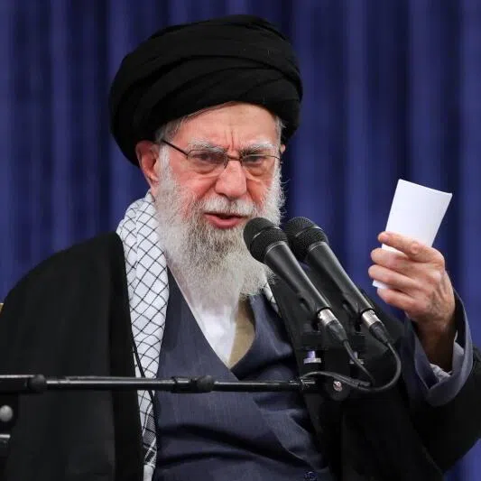 Ayatollah Ali Khamenei, speaking during a ceremony in Tehran, Iran, on Feb 17, had dominated Iran since taking on the post of Supreme Leader for life in 1989. 