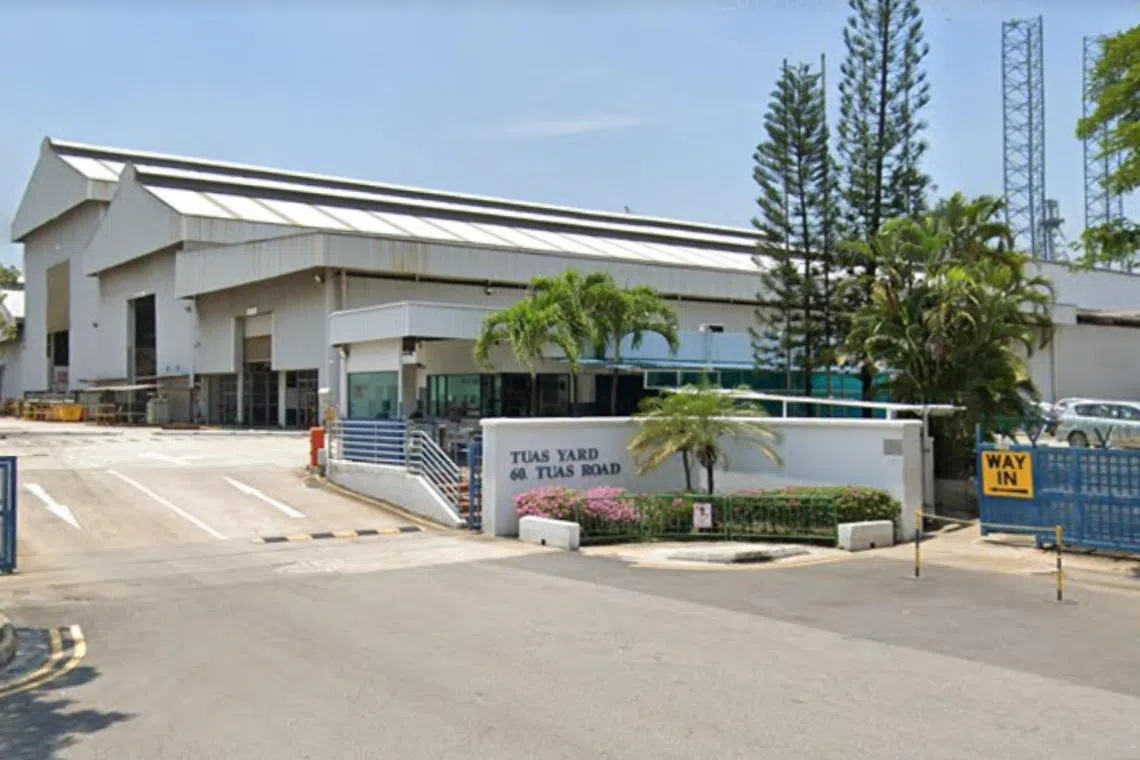 The Singapore Civil Defence Force said that it was alerted to a hazmat incident at 60 Tuas Road at 10am on Wednesday. 