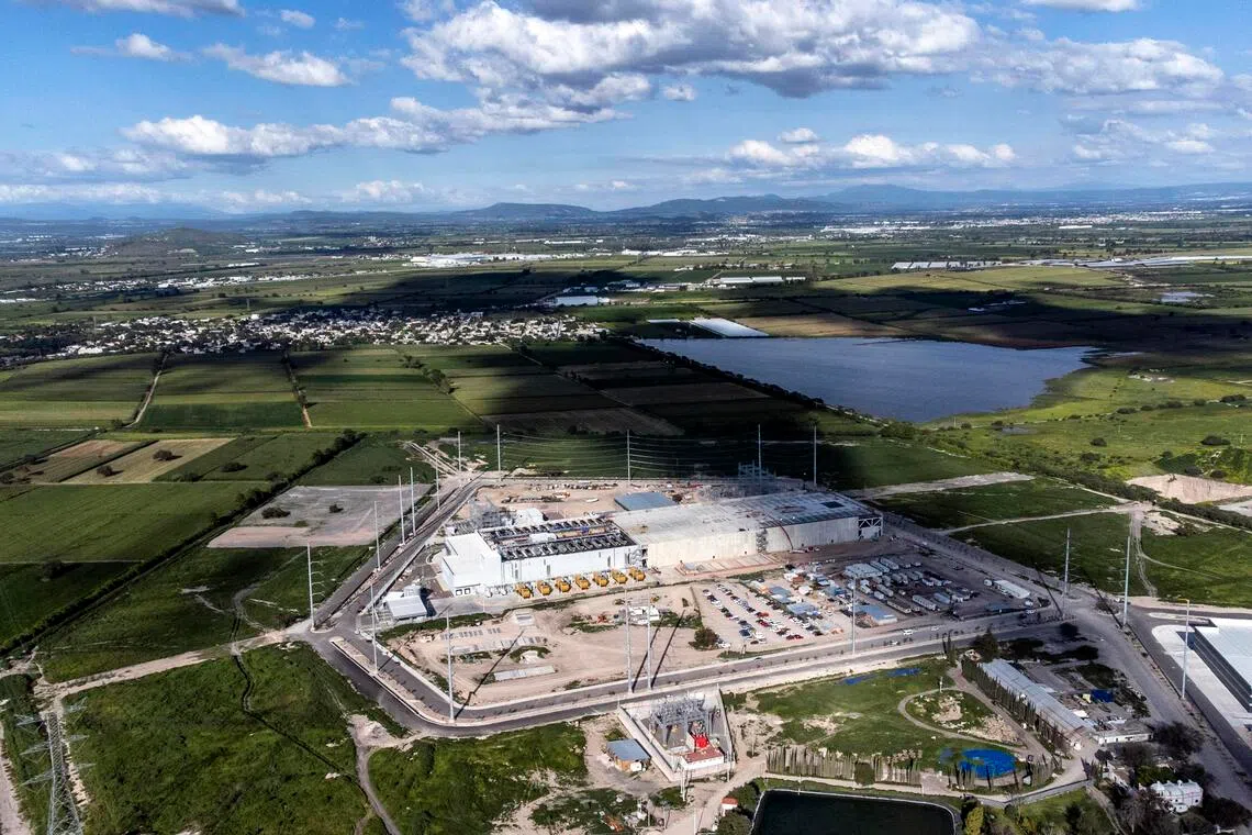 A new data center in the municipality of El Marques, near Queretaro, Mexico.
