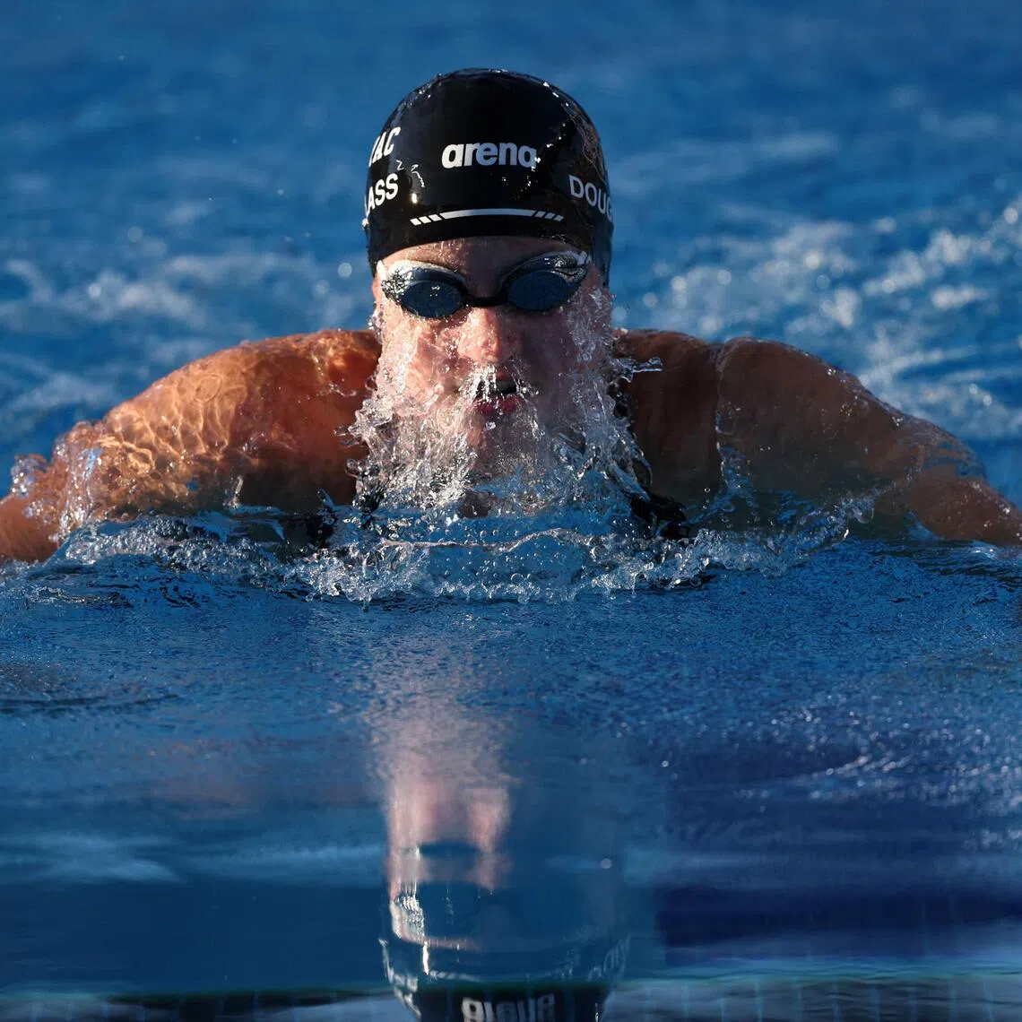 Kate Douglass clocked a record 23.49sec in the heats of the Pan Pacific Championships on Aug 15, setting up a tantalising showdown with former record-holder Gretchen Walsh.