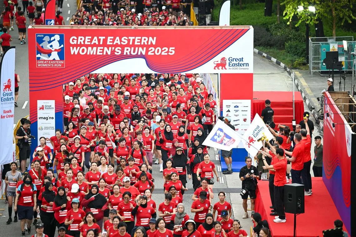 More than 12,000 people had signed up for the 2026 edition of the Great Eastern Women’s Run.