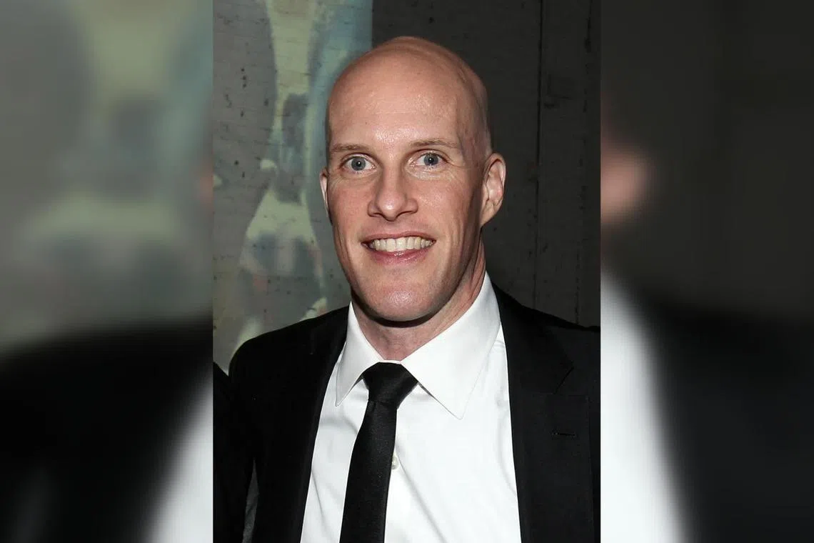 US sportswriter Grant Wahl in a file photo in 2017. He was taken to a hospital after feeling unwell as the tournament proceeded.