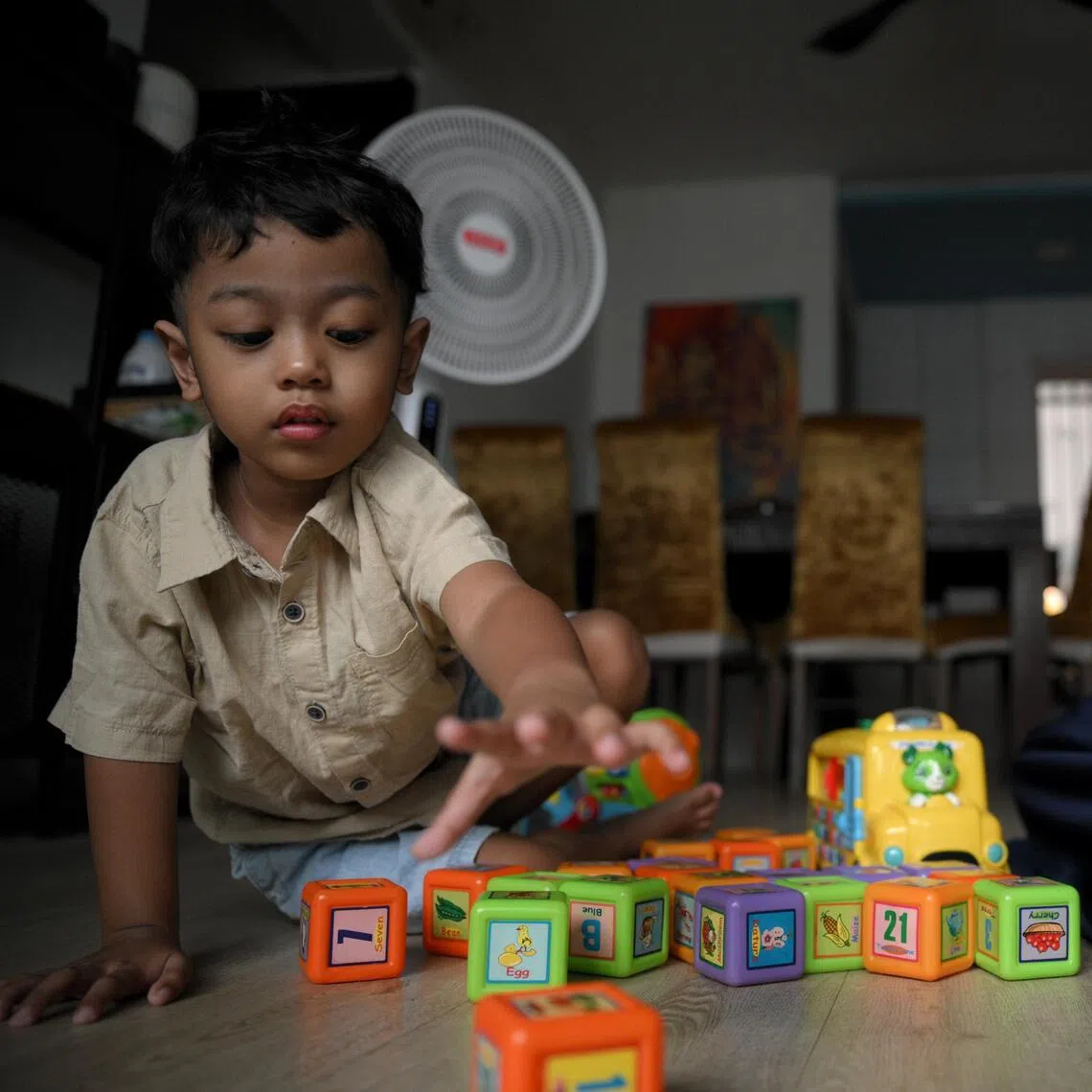 Fatin Fatihah said it took only one month for her son Zeyn Idris to enroll in a subsidised early intervention programme.