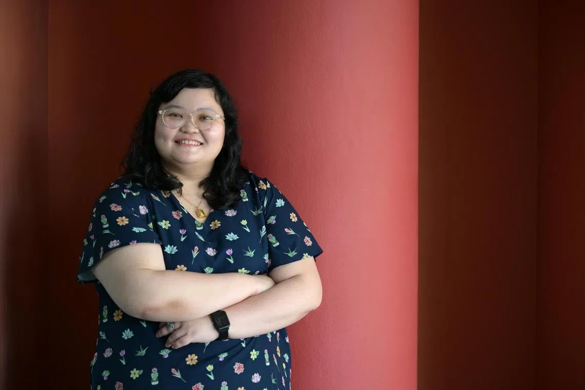 At 17, Ms Wu Minyu was diagnosed with schizoaffective disorder. Now at 36, she is a peer support specialist at the Institute of Mental Health.
