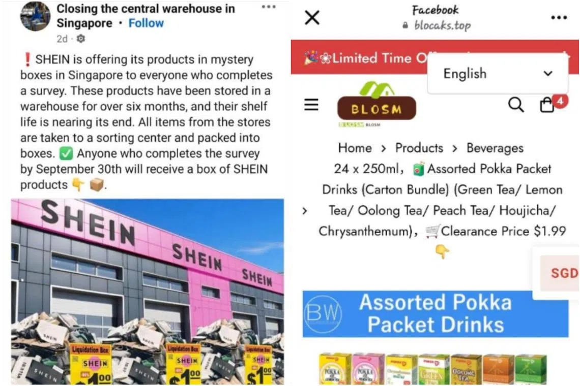 Scammers would post advertisements promoting heavily discounted items. 