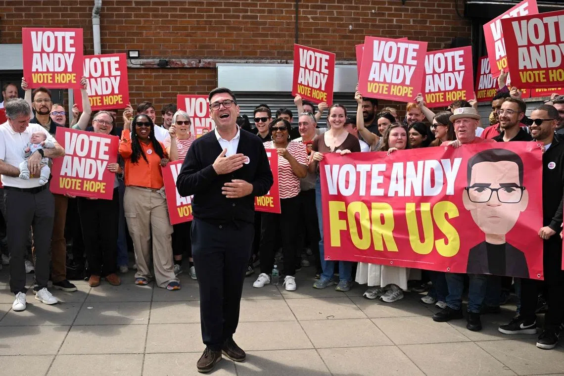 After decisively winning an election for a parliamentary seat in northwestern England, Andy Burnham was now seen as the “Reform slayer”.