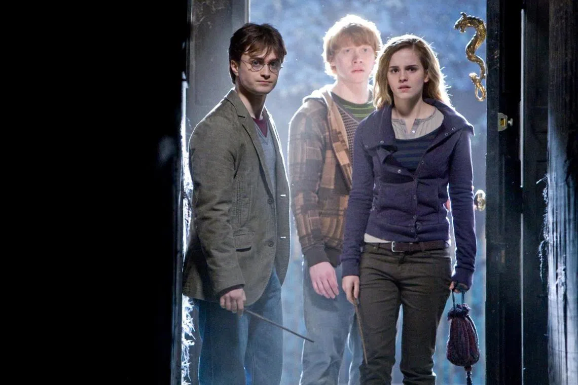 The original Harry Potter movies starred  (from left) Daniel Radcliffe, Rupert Grint and Emma Watson.