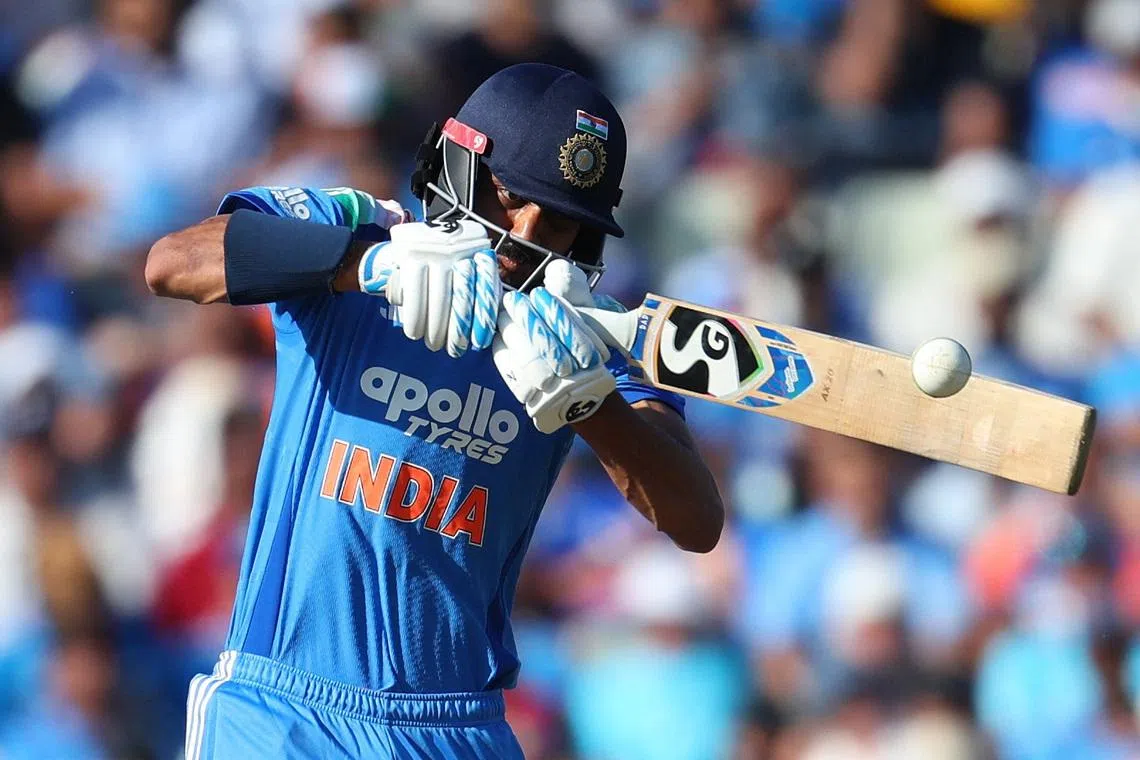 Cricket - First One Day International - England v India - Edgbaston Cricket Ground, Birmingham, Britain - July 14, 2026 India's Axar Patel in action Action Images via Reuters/Ed Sykes
