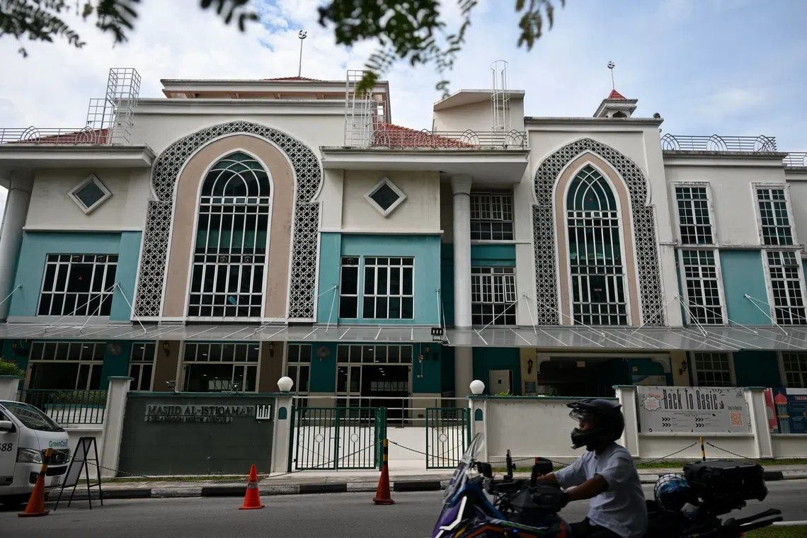 The police said they were alerted to a case of a suspicious parcel being delivered to a mosque at 2 Serangoon North Avenue 2 on Sept 24.