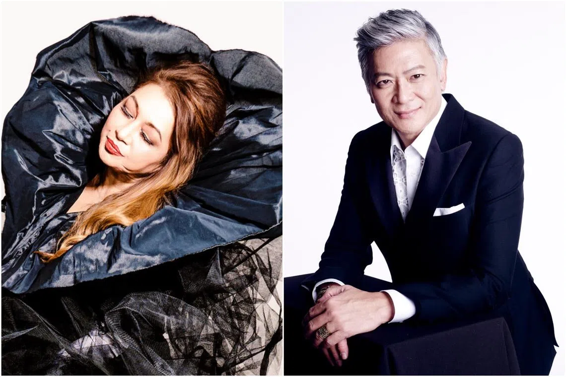 Veteran singer Jacintha Abisheganaden (left) will tell her life story and share a stage with long-time collaborator Dick Lee in Lush Life at the Singapore International Festival of Arts.