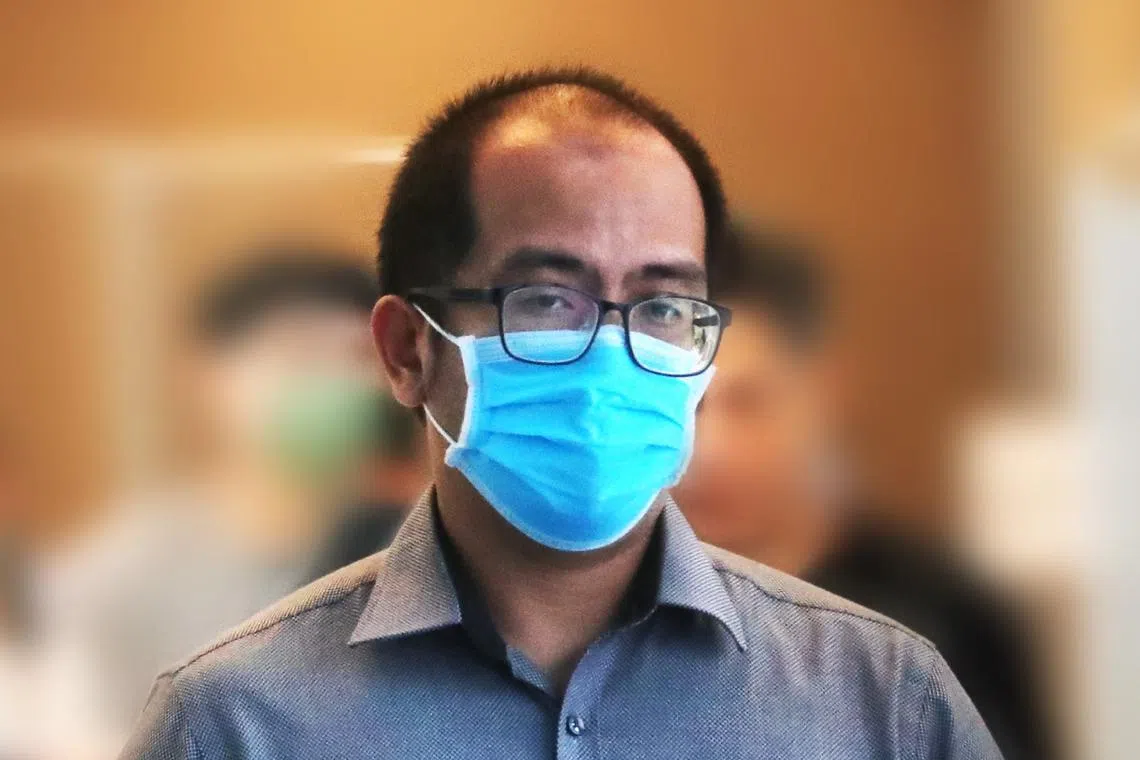 Allan Chua Kim Wee used his right shoulder to hit the torso of 74-year-old Ng Sioh Leng, who fell backwards and hit his head.