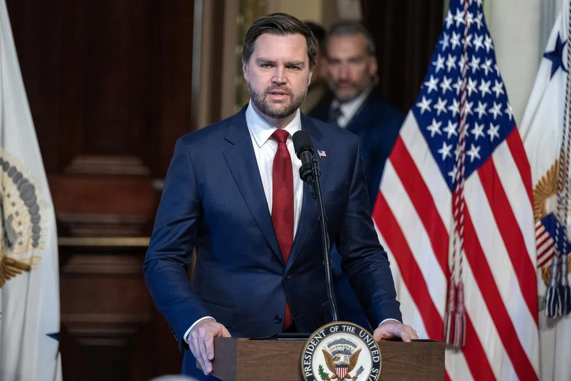 US Vice-President J.D. Vance said he was confident Ms Tulsi Gabbard would be confirmed by the US Senate to be the director of national intelligence.