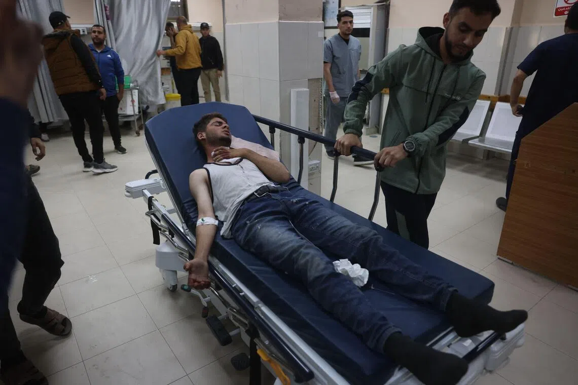 The WHO said most of the hospitals and primary healthcare centres in the Gaza Strip were only partially operational.