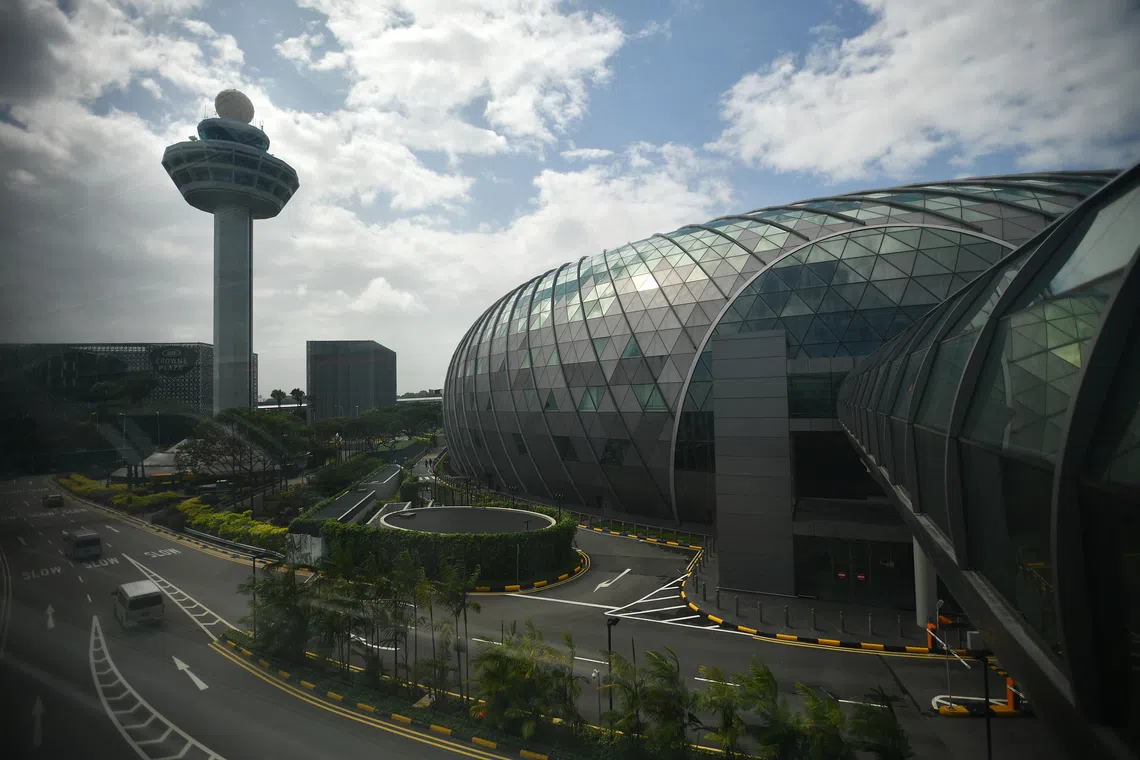 The police and the Singapore Civil Defence Force said they received a call for assistance at 78 Airport Boulevard at about 1.55pm.