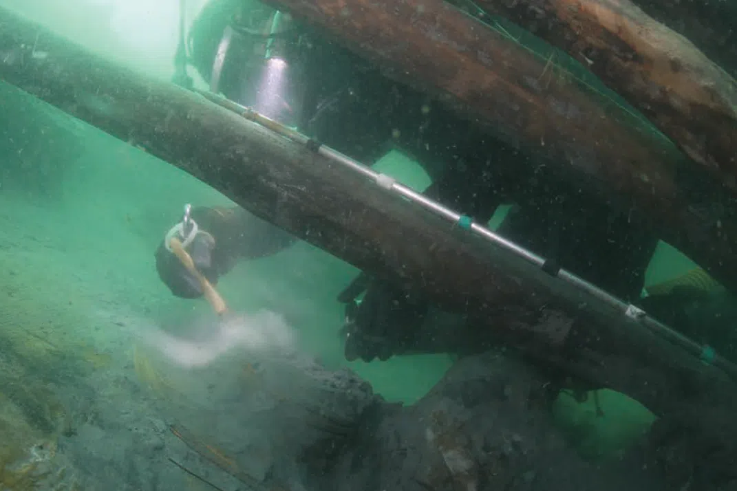 as seen in a 2016 report by the National Research Institute of Maritime Heritage on excavation works of Mado 4. 