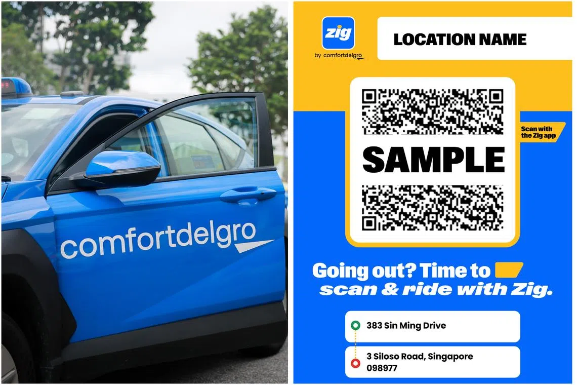ComfortDelGro launches QR codes to make ride bookings easier for seniors, caregivers, tourists