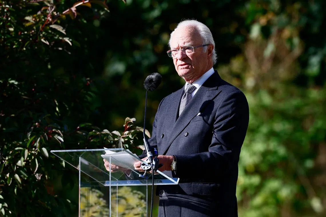 The state visit to Singapore, led by Swedish King Carl XVI Gustaf, will be from Nov 19 to 21.