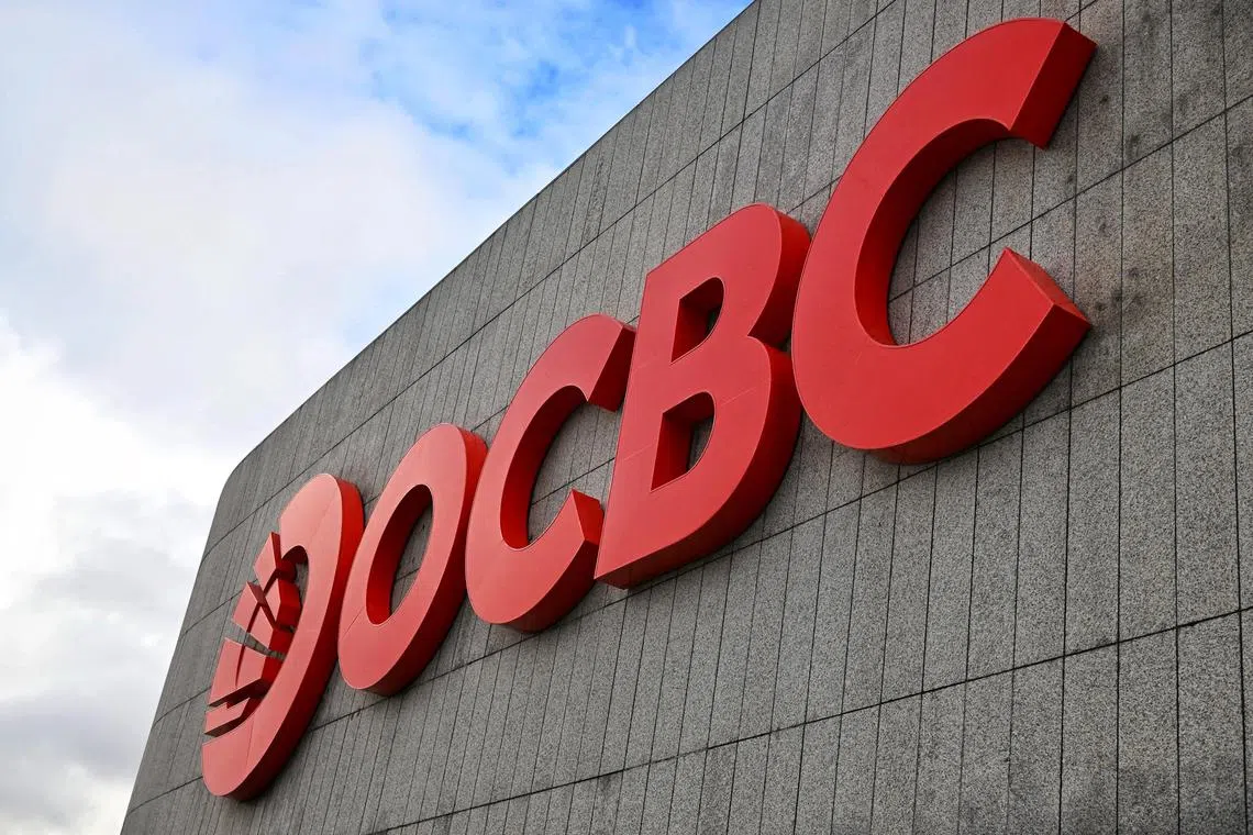 Slug: pixocbc
ST photo: Chong Jun Liang

Generic photos of the new OCBC logo taken at OCBC Centre on August 4, 2023. 


******

OCBC launched the refreshed logo a month ago. We need pix of the new logo (just a slight difference from the old one) for our files and for use with their 1H23 results briefing  which will be held on Friday morning. Pls shoot as many different elements with their logo as we are doing this with full access and permission from OCBC. 
They are taking us to the 50th floor balcony to shoot the giant OCBC logos facing Raffles place and one facing Singtel Bldg. If there's time, pls shoot some generics too if the view is good, but updating the OCBC logo is priority. 

Please stay on for OCBC Bank First Half 2022 Results Briefing to shoot the key people announcing their results. 
9:30 – 11:00am 
Venue  :         50th floor, OCBC Centre (via lifts at West Lobby)